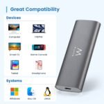 Caixa Externa M.2 Ewent EW7060 USB-C 3.2 Gen2 NVMe Cinza Screwless - Image 2