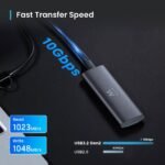 Caixa Externa M.2 Ewent EW7061 USB-C 3.2 Gen2 NVMe/SATA Cinza Screwless - Image 3