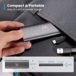 Caixa Externa M.2 Ewent EW7061 USB-C 3.2 Gen2 NVMe/SATA Cinza Screwless - Image 2