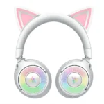 Headset Razer Kraken Kitty V3 Pro Wireless/Bluetooth Branco - Image 2