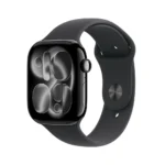 Apple Watch Series 11 GPS 46mm Alumínio Preto Brilhante c/ Bracelete Desportiva Preta - S/M - Image 2