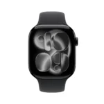 Apple Watch Series 11 GPS 46mm Alumínio Preto Brilhante c/ Bracelete Desportiva Preta - S/M