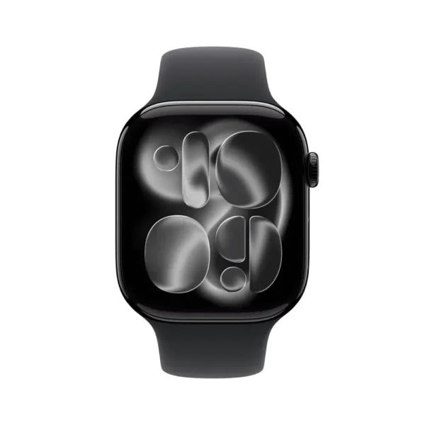 Apple Watch Series 11 GPS 42mm Alumínio Preto Brilhante c/ Bracelete Desportiva Preta - S/M