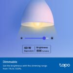 Lâmpada TP-Link Tapo TL13E RGB Wireless Smart Light Bulb (Pack2) - Image 2