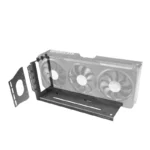 Suporte para Placas Gráficas com Base Magnética, Mars Gaming MCA-GCV 3 Slots e 2x Brackets Pci Preto