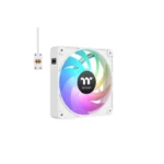 Ventoinha Thermaltake CT140 EX ARGB Sync 140mm Pack 3 Unidades Branco