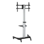 Suporte Móvel de Chão Ewent EW1583 TV Stand 37" - 86" Cinza/Preto - Image 6