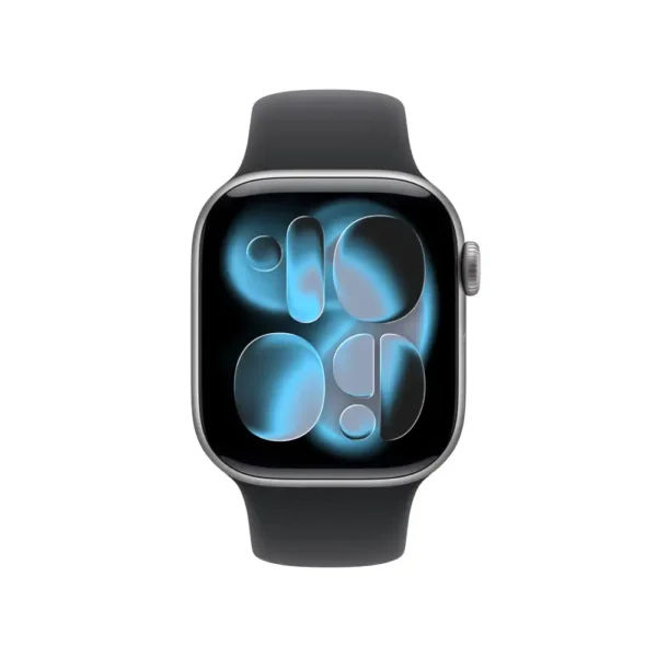 Apple Watch Series 11 GPS 42mm Alumínio Cinzento Sideral c/ Bracelete Desportiva Preta - S/M