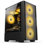 Caixa micro-ATX NTECH Gamer SLAYER RX15 Falcon + Fonte 550W 80Plus Bronze