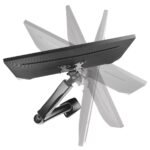 Suporte de Secretária Napofix DM3100 1x Monitor 17" - 32" Preto - Image 3