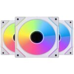 Ventoinha 120mm Lian Li Infinity SL120 ARGB PWM Branca (Pack 3)