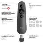 Apontador Logitech R500s Wireless/Bluetooth Grafite - Image 2
