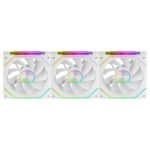 Ventoinha 120mm Mars Gaming MF-LINKFINITYKIT2RW ARGB PWM Branca (Pack3) - Image 4