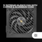 Fonte de Alimentação ATX Mars Gaming MPB1000SI 1000W 80 Plus Gold Preta - Image 3