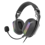 Headset Mars Gaming MH-PRO Gaming ARGB Wired Preto