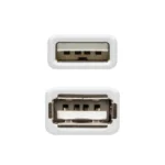 Cabo USB 2.0 Nanocable USB-A M/F 3 M Bege - Image 3