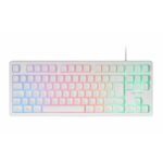 Teclado Mars Gaming MK023 TKL FRGB Rainbow H-Mech Red Switch PT Branco