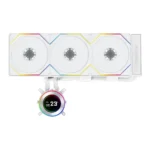 Water Cooler CPU Lian Li HydroShift II LCD 360TL Wireless A-RGB All-In-One 360mm Branco