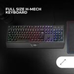 Teclado Mecânico Híbrido Mars Gaming MK124 FRGB PT H-Mech Black - Image 4