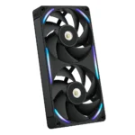 Ventoinha 240mm (2x120mm) NZXT F240X Performance RGB 3100RPM 8 Pinos Preta