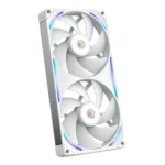 Ventoinha 280mm (2x140mm) NZXT F280X Performance RGB 2400RPM Branca