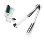 Microfone Condensador Cardióide Mars Gaming MMIC-SC Professional Studio ARGB 192kHz 24-bit USB Branco