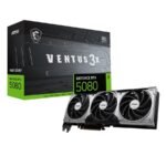 Placa Gráfica MSI NVIDIA GeForce RTX 5080 "Blackwell" Ventus 3X OC 16G GDDR7 DLSS4