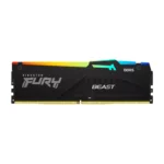 Memória RAM Kingston Fury Beast RGB 64GB (1x64Gb) DDR5 5600Mhz CL36 Preta  (Apenas AMD AM5 e Intel 14ª ou Superior) - Image 2