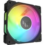 Ventoinha ASUS TUF GAMING TR120 ARGB 3IN1 120mm Preta - Pack de 3 - Image 2